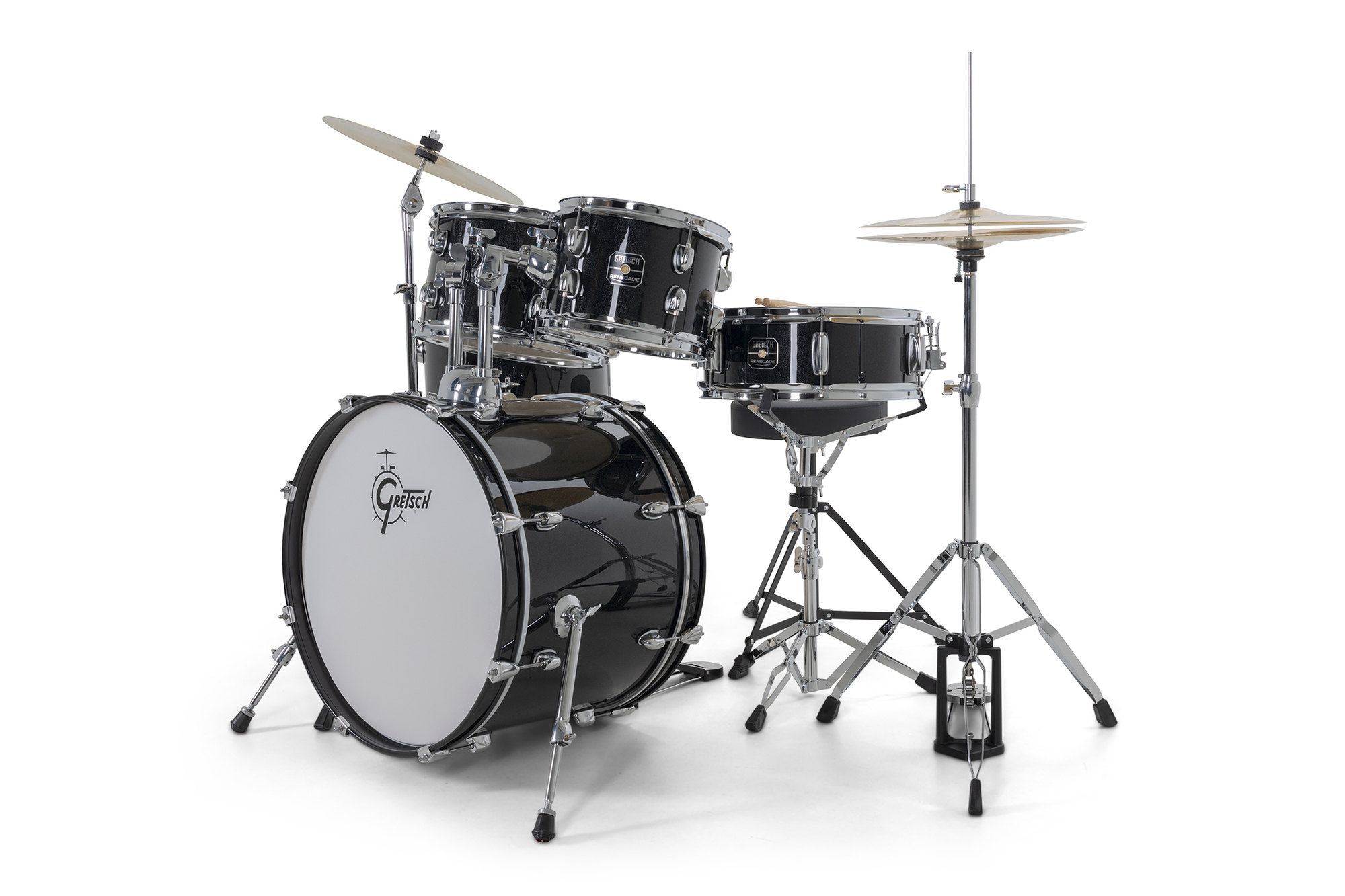 Gretsch Renegade 20'' - 5 FÛts - Black Mist - Fusion drumstel - Variation 3