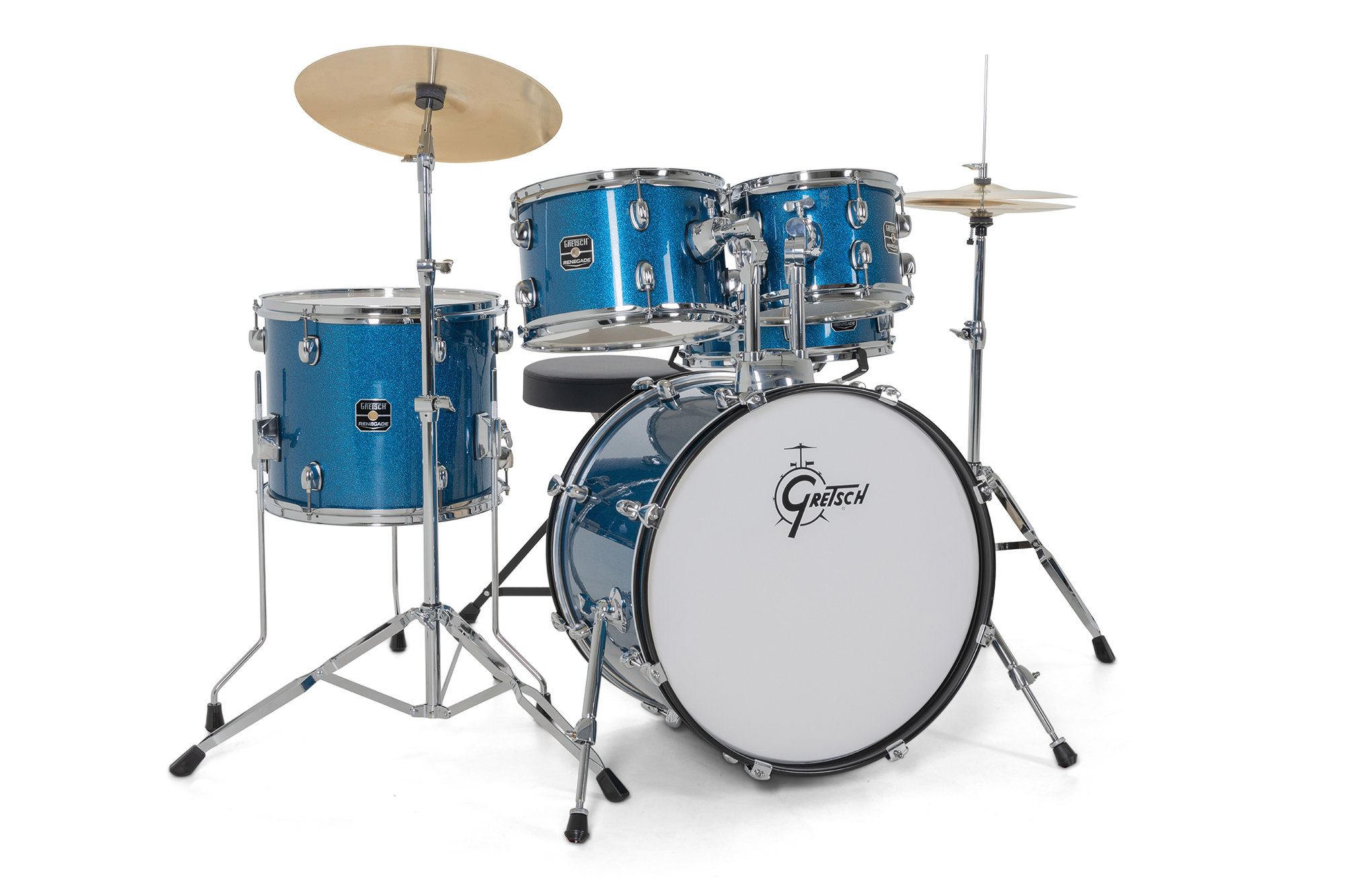 Gretsch Renegade 20'' - 5 FÛts - Blue Sparkle - Fusion drumstel - Variation 3