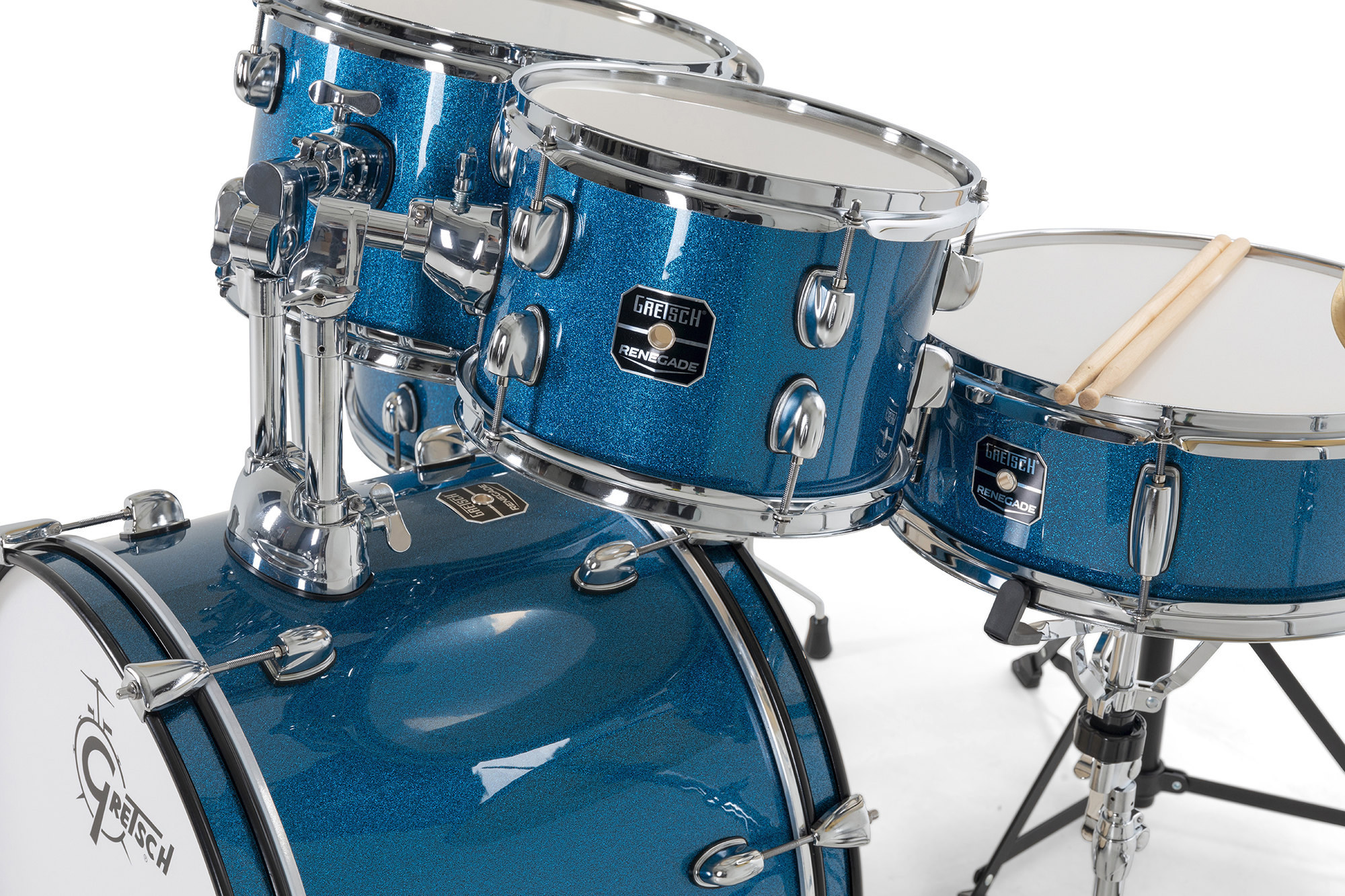 Gretsch Renegade 20'' - 5 FÛts - Blue Sparkle - Fusion drumstel - Variation 4