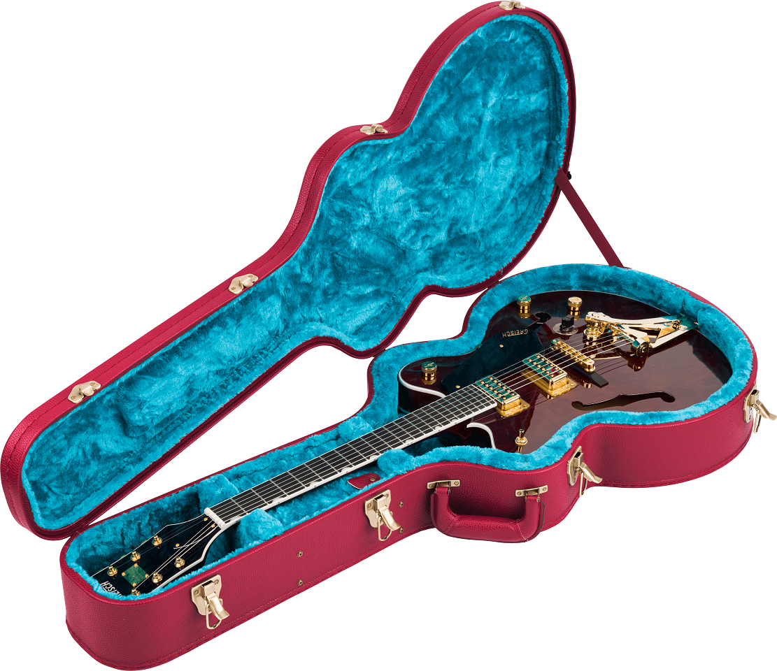 Gretsch Rs201 Studiomatic Abbey Road Ltd 2h Trem Eb - Emb 19/11 - Classic Walnut Stain - Semi hollow elektriche gitaar - Variation 4