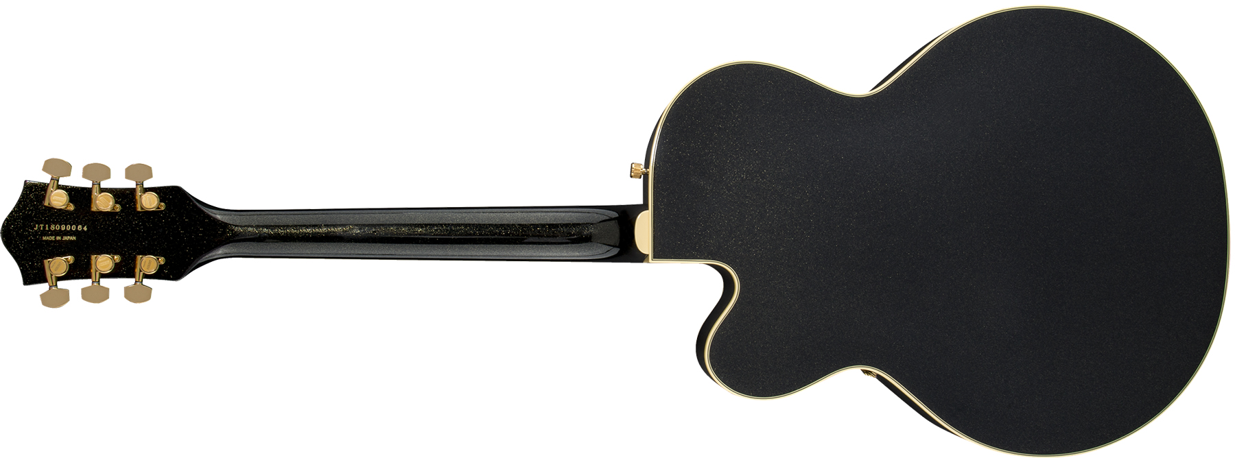 Gretsch Steve Wariner G6120t-sw Nashville Japon Signature Hh Bigsby Eb - Magic Black - Semi hollow elektriche gitaar - Variation 1