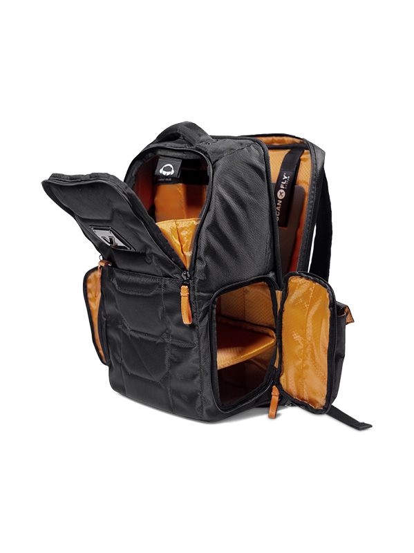 Gruv Gear Club Bag - Sac A Dos Tech Flight-smart - Black-ora - Publicitaire rugzak - Variation 2