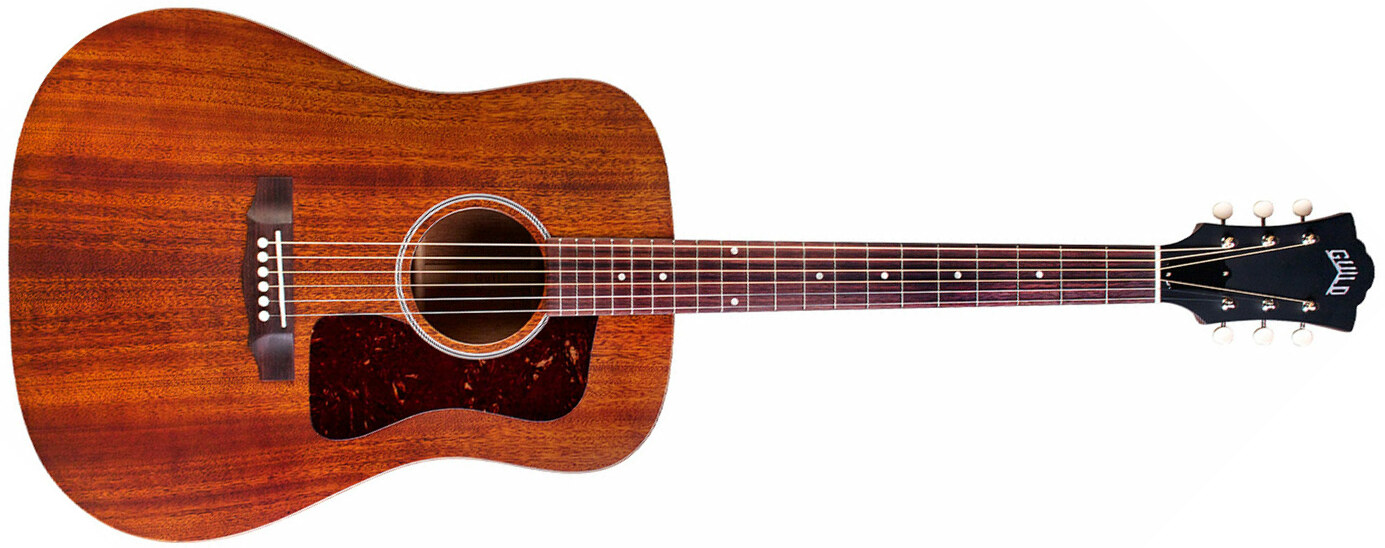 Guild D-20 Usa Dreadnought Tout Acajou - Natural - Westerngitaar & electro - Main picture