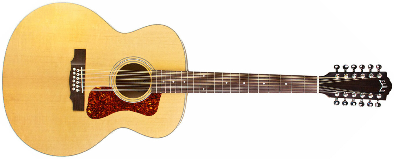 Guild F-2512e Maple Westerly Jumbo 12c Epicea Erable - Natural - Westerngitaar & electro - Main picture