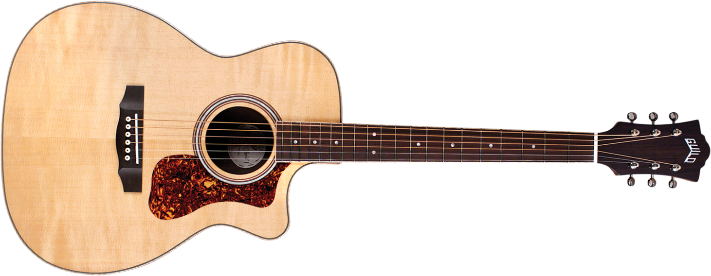 Guild Om-250ce Reserve Westerly Orchestra Cw Epicea Palissandre Pf - Natural - Elektro-akoestische gitaar - Main picture
