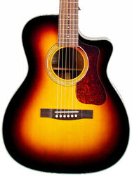 Volksgitaar Guild OM-140CE Westerly +bag - Sunburst