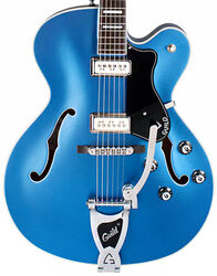 Semi hollow elektriche gitaar Guild X-175 Manhattan Special Newark ST - Malibu blue