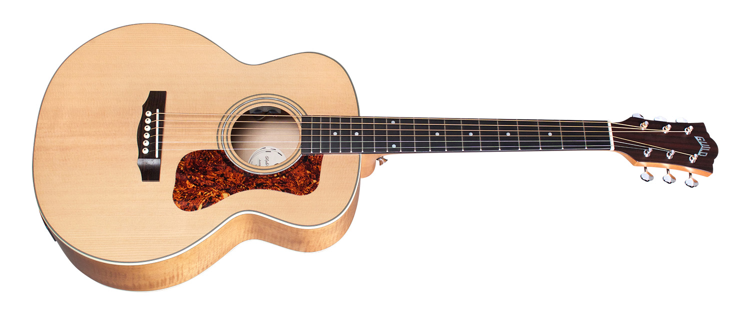 Guild Jumbo Junior Flamed Maple Westerly Epicea Erable Pf - Natural - Elektro-akoestische gitaar - Variation 1