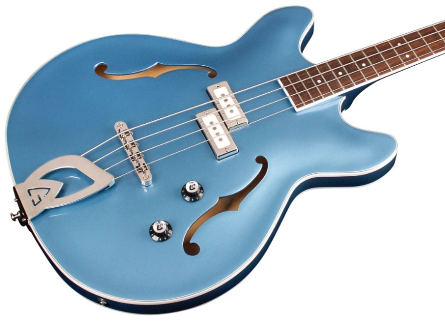 Guild Starfire I Bass Newark St Collection Rw - Pelham Blue - Hollow body elektrische bas - Variation 2