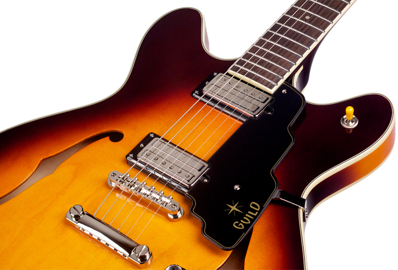 Guild Starfire Iv St Maple Newark St Hh Ht Rw - Maple Antique Sunburst - Semi hollow elektriche gitaar - Variation 3