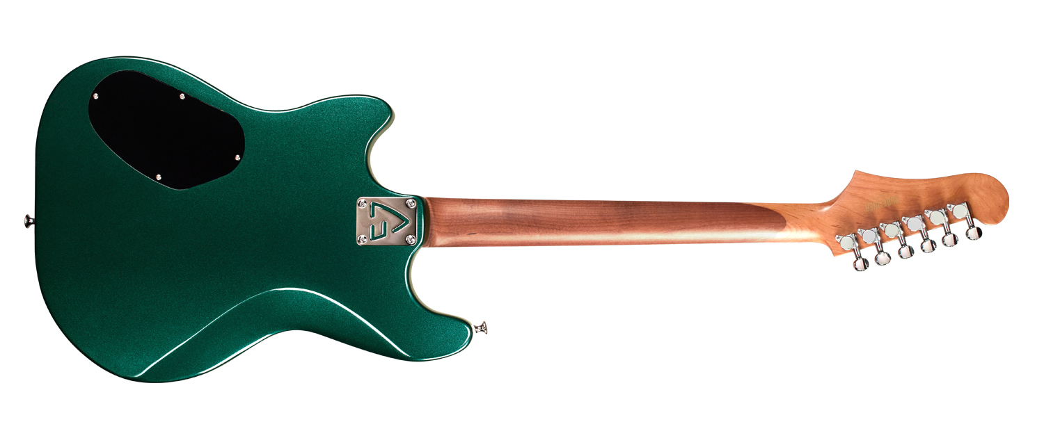 Guild Surfliner Deluxe Trem Hss Rw - Evergreen Metallic - Retro-rock elektrische gitaar - Variation 1