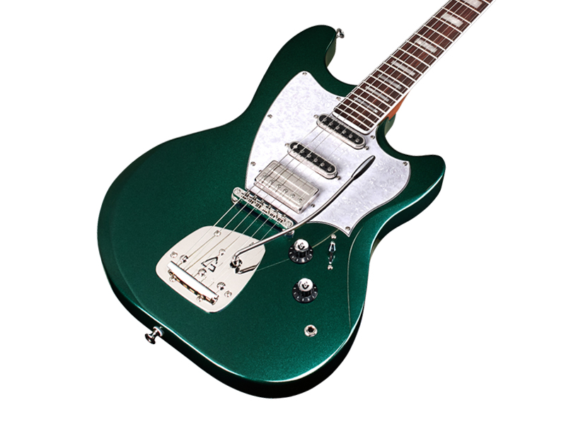 Guild Surfliner Deluxe Trem Hss Rw - Evergreen Metallic - Retro-rock elektrische gitaar - Variation 2