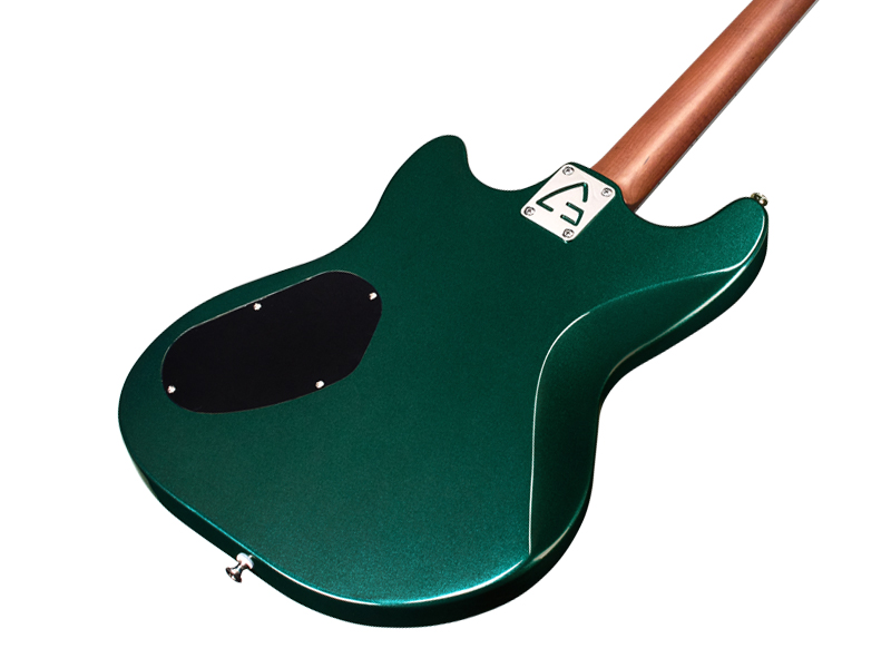 Guild Surfliner Deluxe Trem Hss Rw - Evergreen Metallic - Retro-rock elektrische gitaar - Variation 3