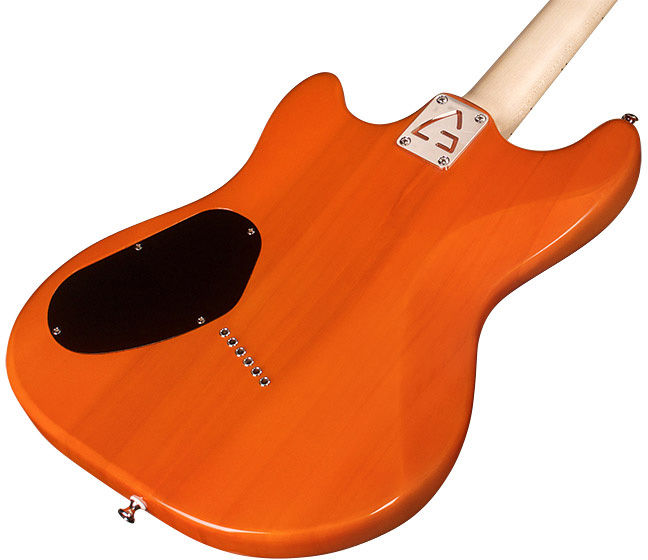 Guild Surfliner Newark St. Hss Ht Mn - Sunset Orange - Retro-rock elektrische gitaar - Variation 3