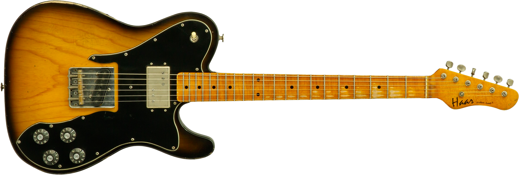 Haar Guitars Trad T Hs Brandon / Kloppmann Ht Mn #43591 - Aged 2 Tone Sunburst - Televorm elektrische gitaar - Main picture