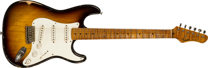 Haar guitars Trad S #42272 - Aged 2-tone tobacco