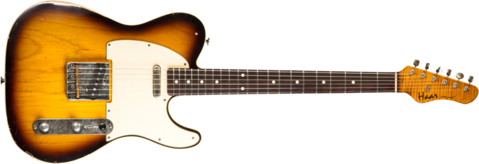 Haar guitars Trad T Custom #42267 - Aged 2-tone tobacco