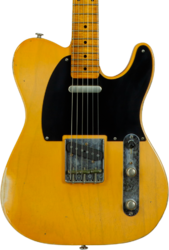Televorm elektrische gitaar Haar guitars Trad T #43672 - Aged butterscotch