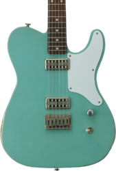 Televorm elektrische gitaar Haar guitars Trad T Custom #43519 - Aged Spring Green