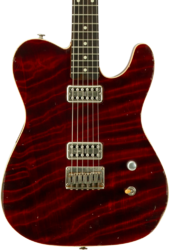 Televorm elektrische gitaar Haar guitars Trad T Custom #43524 - Aged Brown Natural