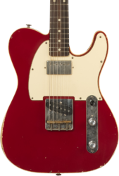Televorm elektrische gitaar Haar guitars Trad T Custom #42271 - Aged burgundy