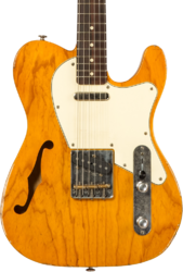 Televorm elektrische gitaar Haar guitars Trad T Thinline #42269 - Aged orange antique