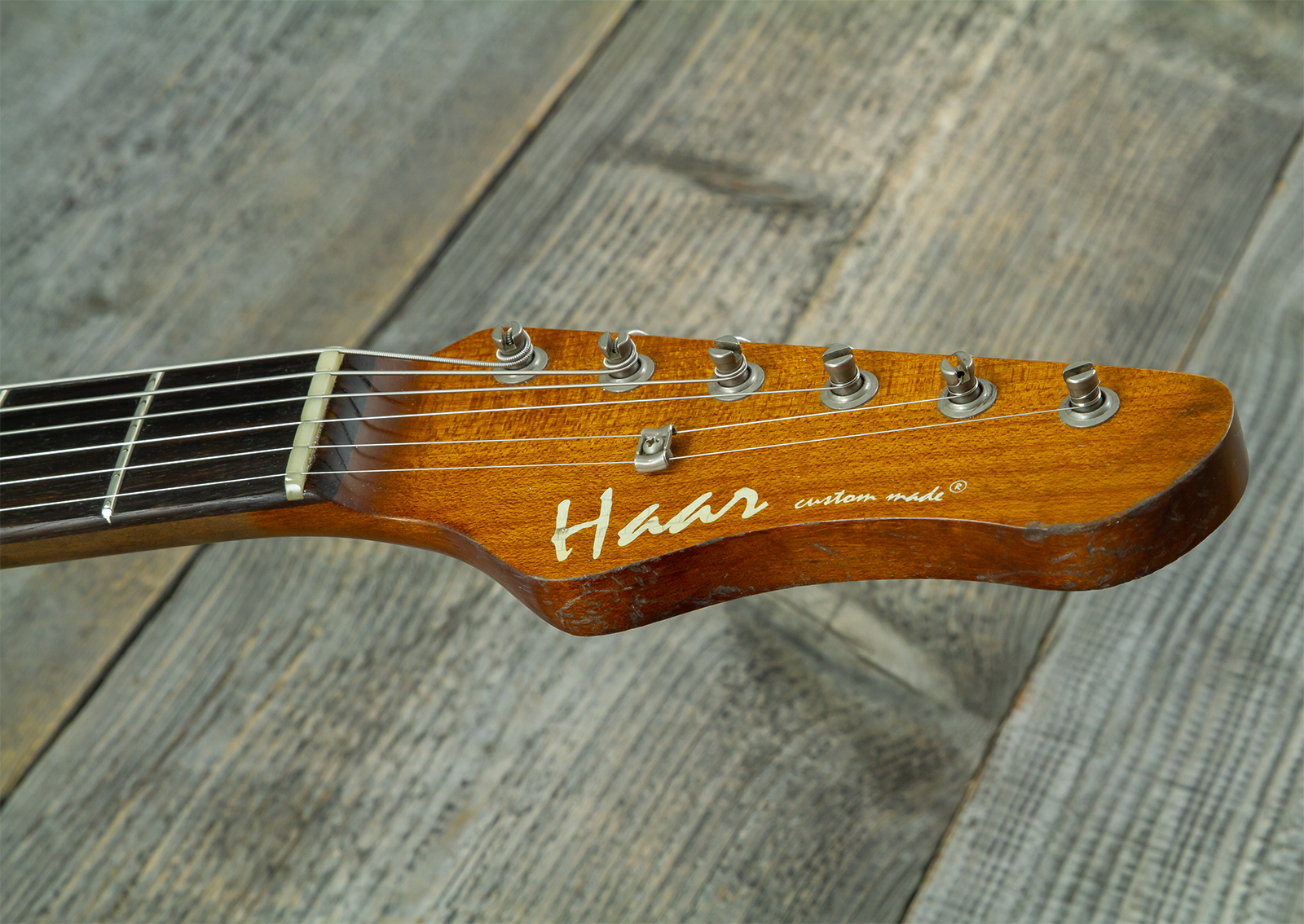 Haar Guitars Trad S Hss Amber Trem Rw #43517 - Aged Black - Elektrische gitaar in Strat vorm - Variation 7