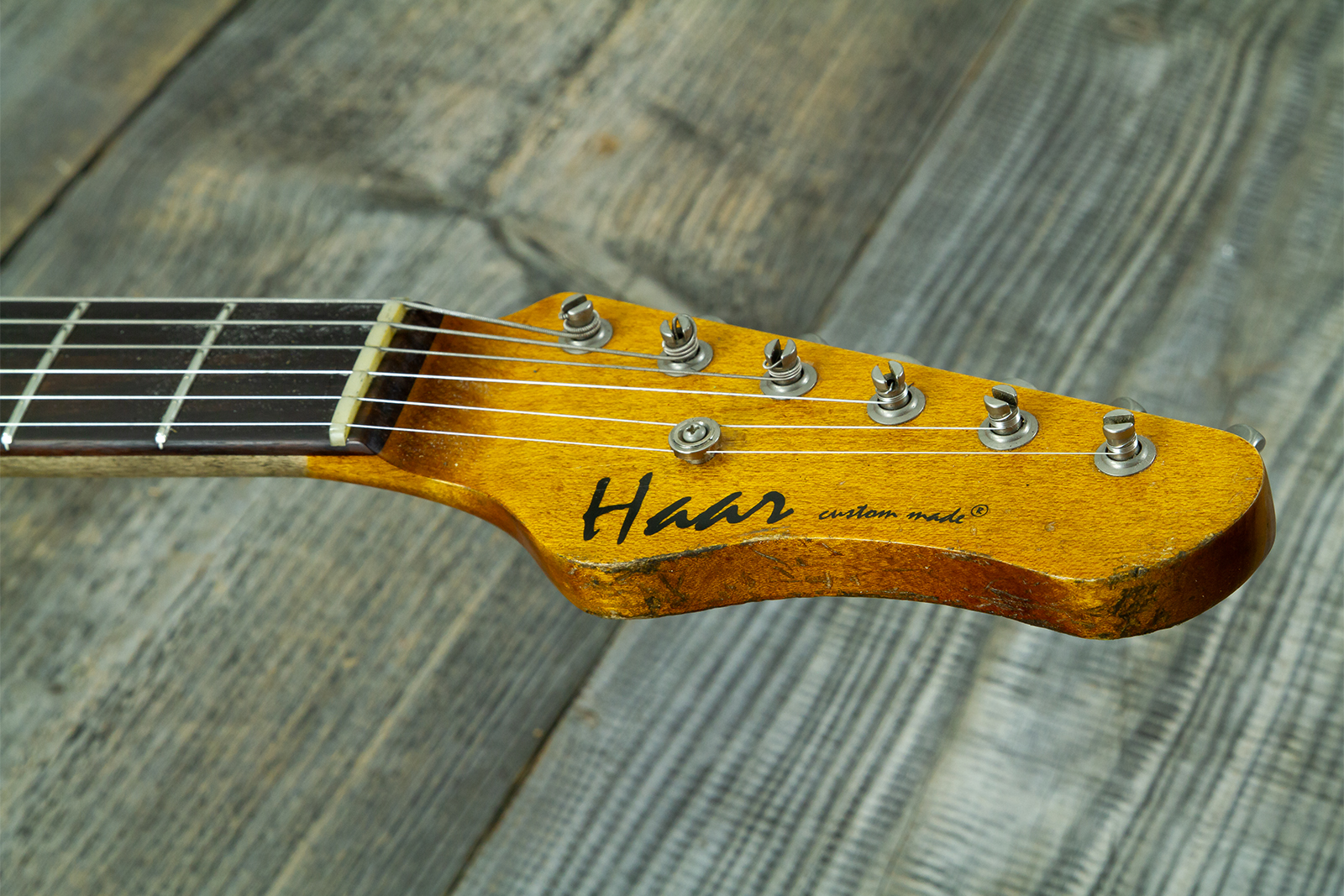 Haar Guitars Trad T 2s Lindy Fralin #43671 - Aged Sparkle Blue - Televorm elektrische gitaar - Variation 7