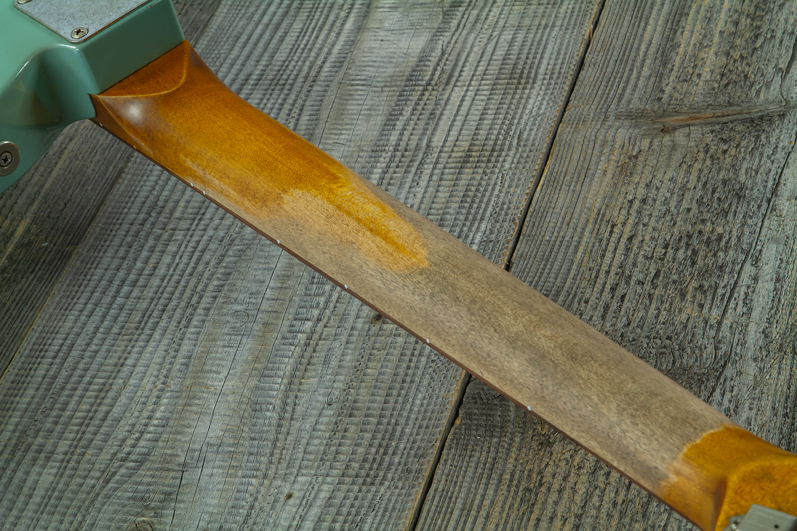 Haar Guitars Trad T Custom 2h Tv Jones Ht Rw #43519 - Aged Spring Green - Televorm elektrische gitaar - Variation 10