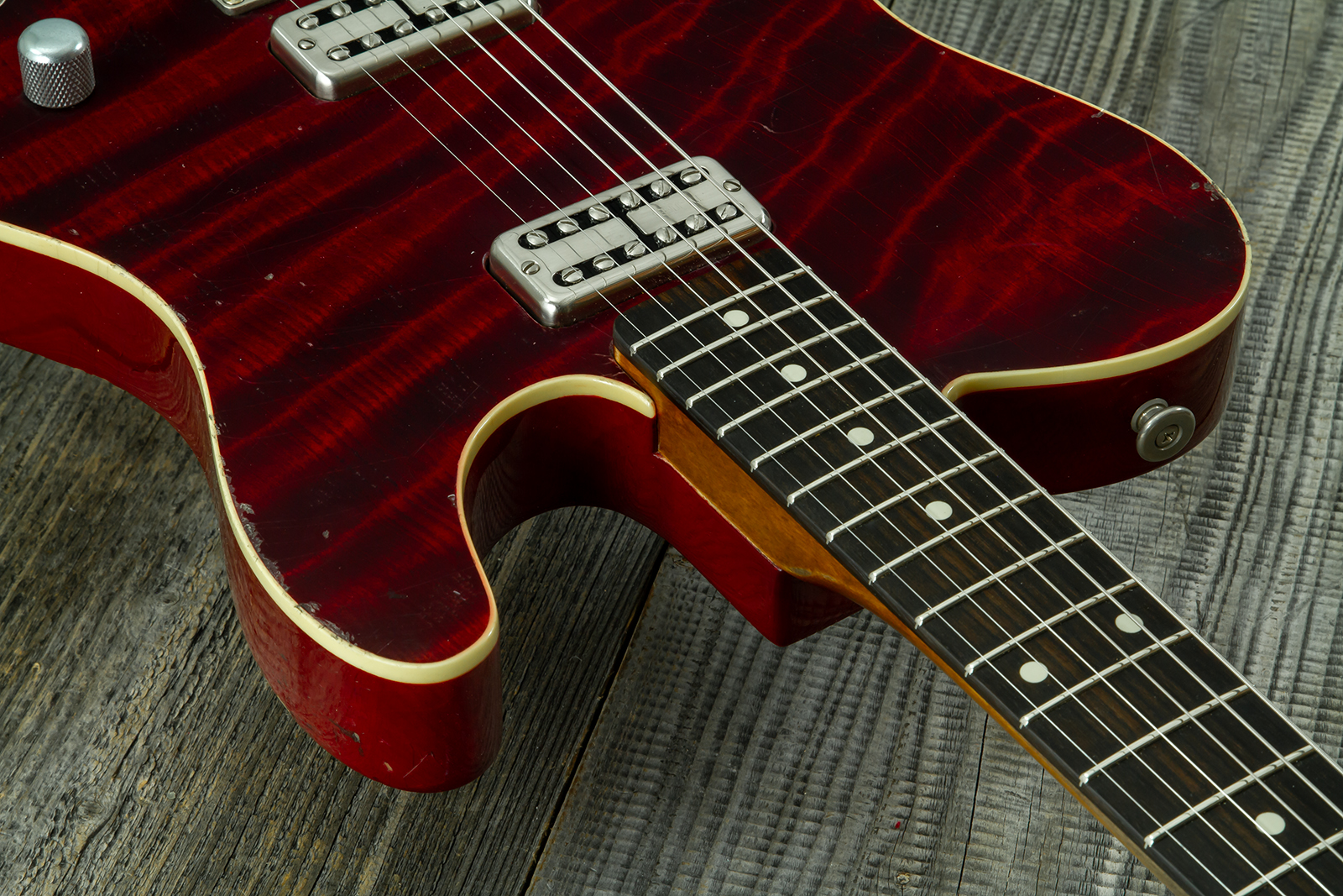 Haar Guitars Trad T Custom 2h Tv Jones Ht Rw #43524 - Aged Brown Natural - Televorm elektrische gitaar - Variation 4