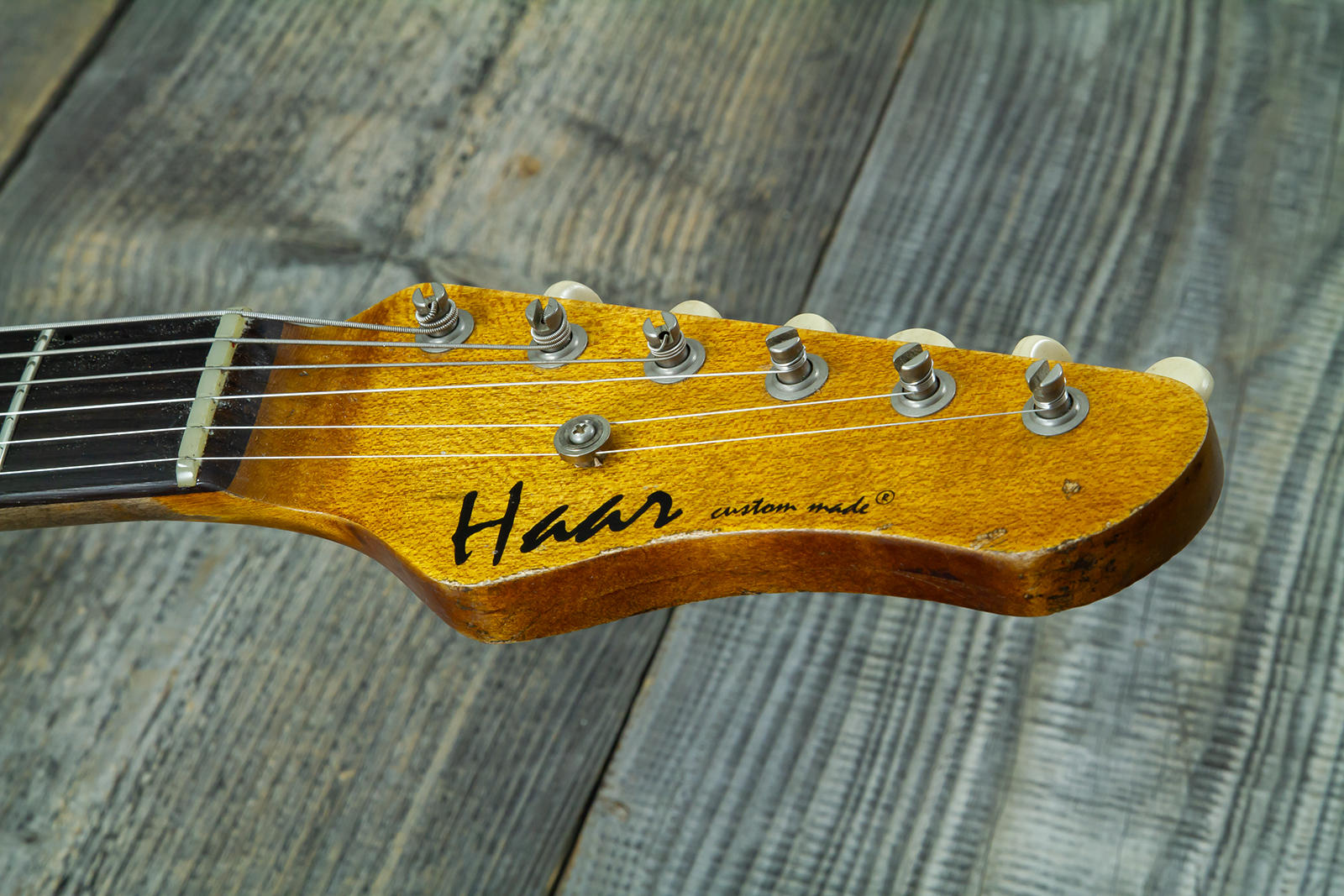 Haar Guitars Trad T Custom 2h Tv Jones Ht Rw #43524 - Aged Brown Natural - Televorm elektrische gitaar - Variation 8