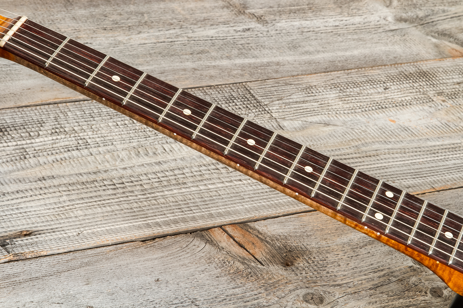 Haar Guitars Trad T Custom 2s Lindy Fralin Ht Rw #42267 - Aged 2-tone Tobacco - Televorm elektrische gitaar - Variation 5