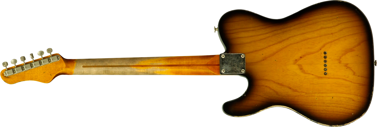 Haar Guitars Trad T Hs Brandon / Kloppmann Ht Mn #43591 - Aged 2 Tone Sunburst - Televorm elektrische gitaar - Variation 1