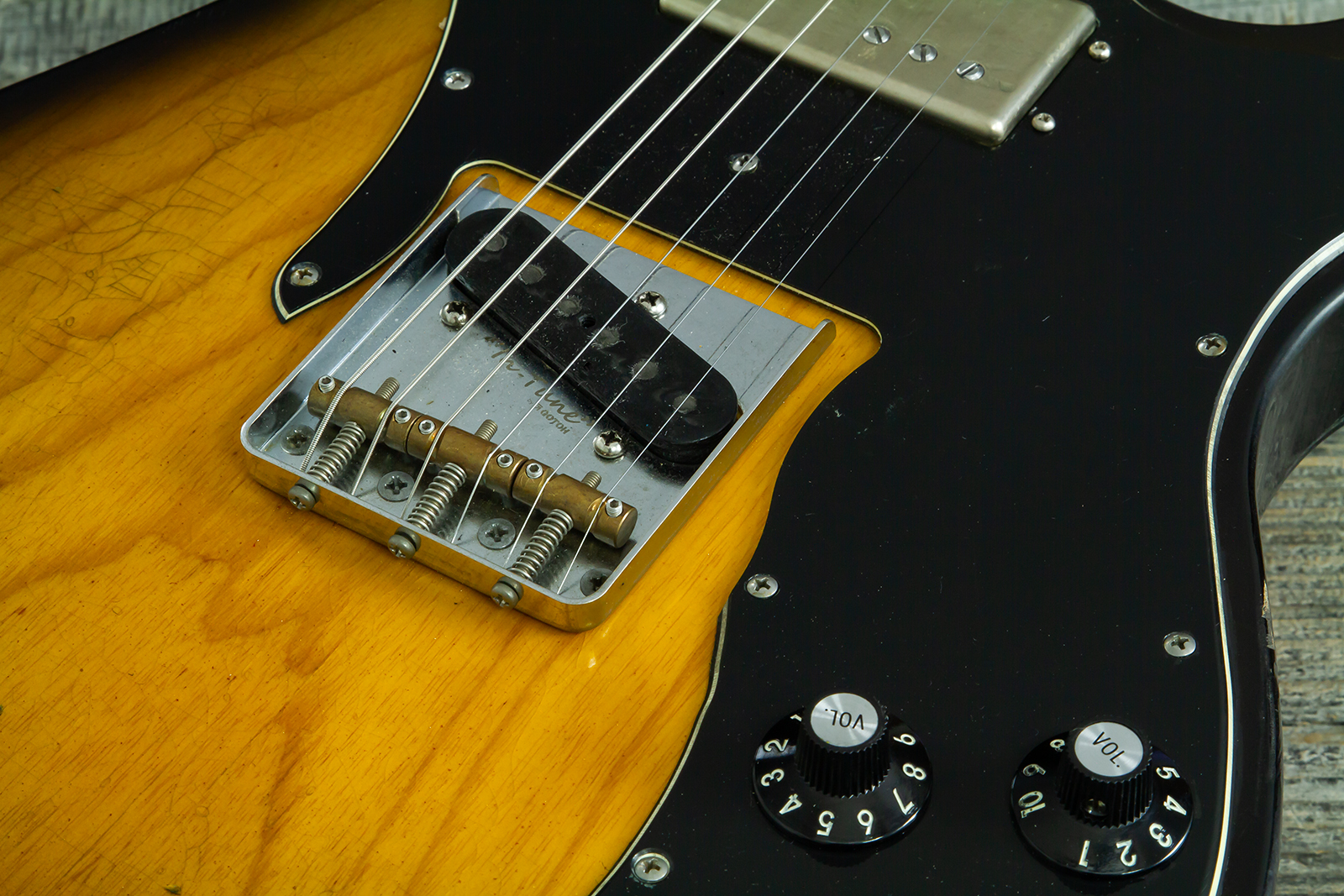 Haar Guitars Trad T Hs Brandon / Kloppmann Ht Mn #43591 - Aged 2 Tone Sunburst - Televorm elektrische gitaar - Variation 3