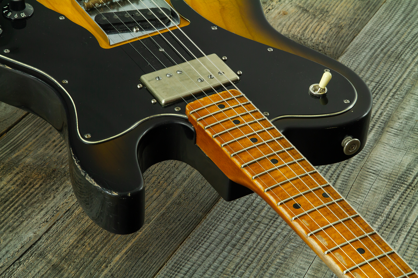 Haar Guitars Trad T Hs Brandon / Kloppmann Ht Mn #43591 - Aged 2 Tone Sunburst - Televorm elektrische gitaar - Variation 5