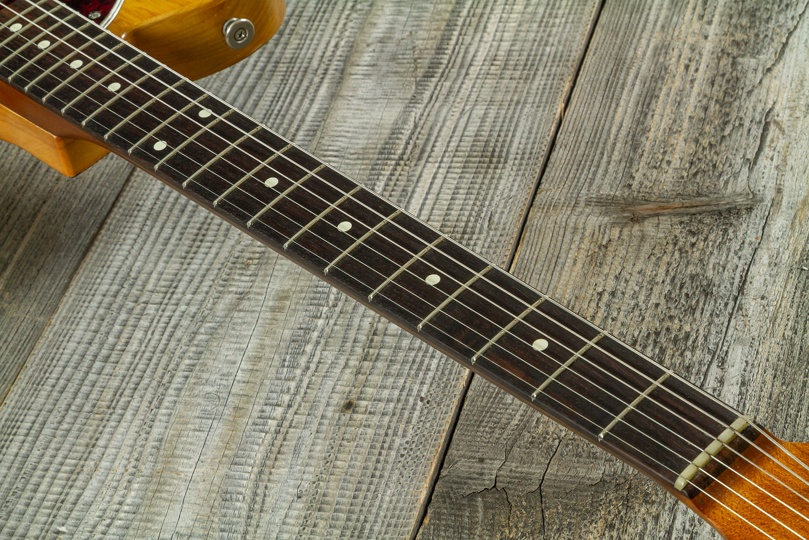 Haar Guitars Trad T Thinline 2s Lindy Fralin Rw #43483 - Aged Antique Natural - Televorm elektrische gitaar - Variation 5