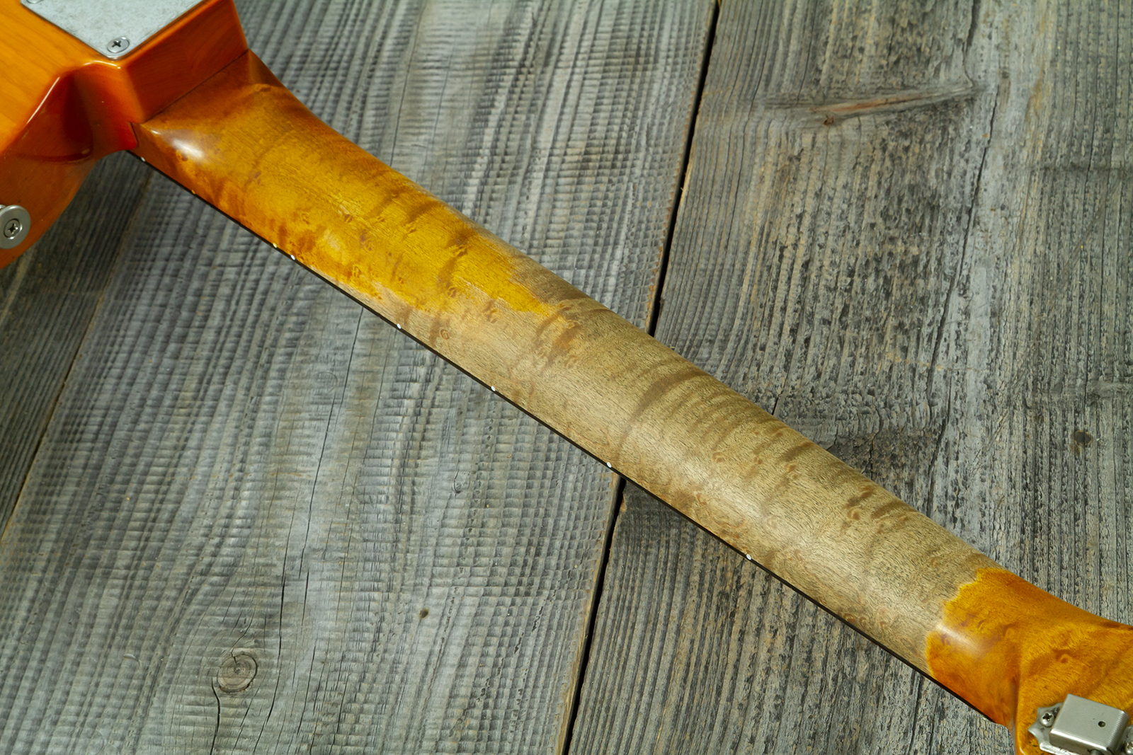 Haar Guitars Trad T Thinline 2s Lindy Fralin Rw #43673 - Aged Orange See Through - Televorm elektrische gitaar - Variation 12