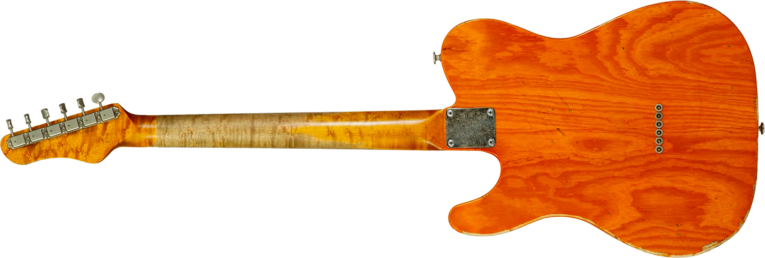 Haar Guitars Trad T Thinline 2s Lindy Fralin Rw #43673 - Aged Orange See Through - Televorm elektrische gitaar - Variation 8