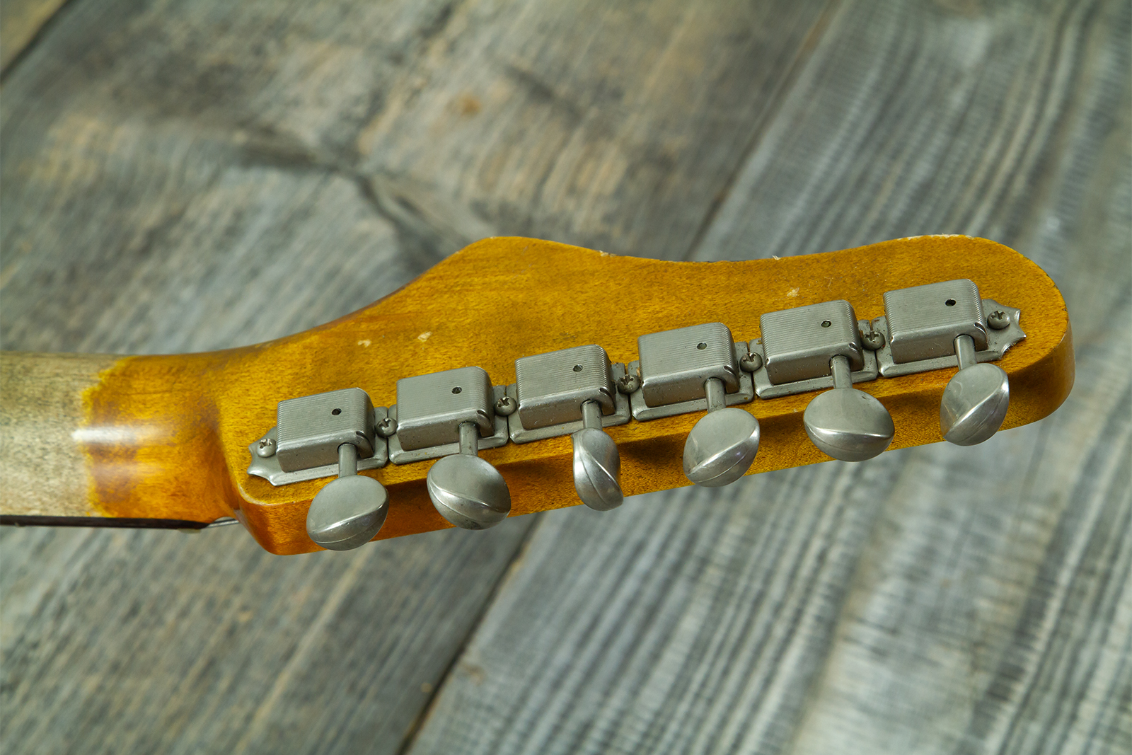 Haar Guitars Trad T Thinline 2s P90 Lindy Fralin Rw #43668 - Aged 3 Tone Sunburst - Televorm elektrische gitaar - Variation 12