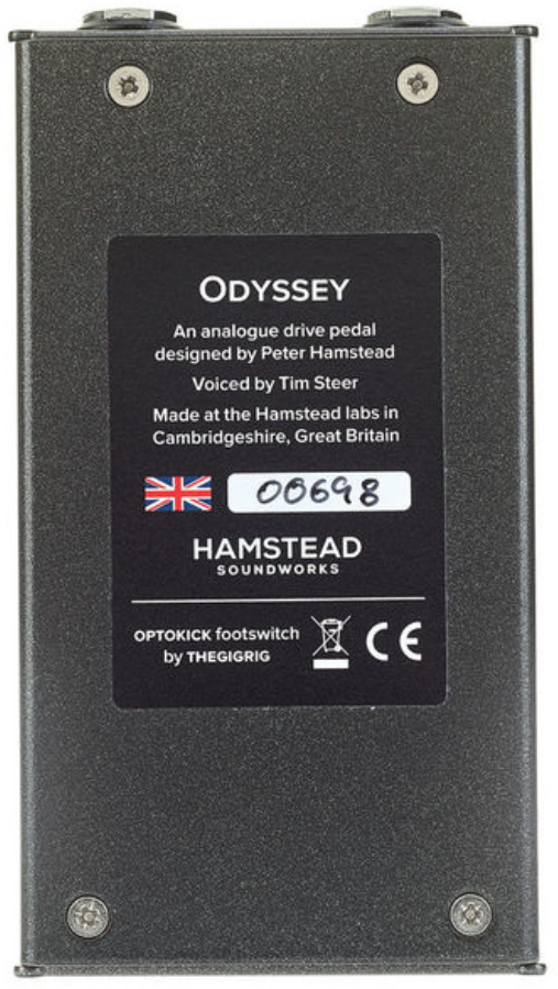 Hamstead Soundworks Odyssey Intergalactic Driver - Overdrive/Distortion/fuzz effectpedaal - Variation 3