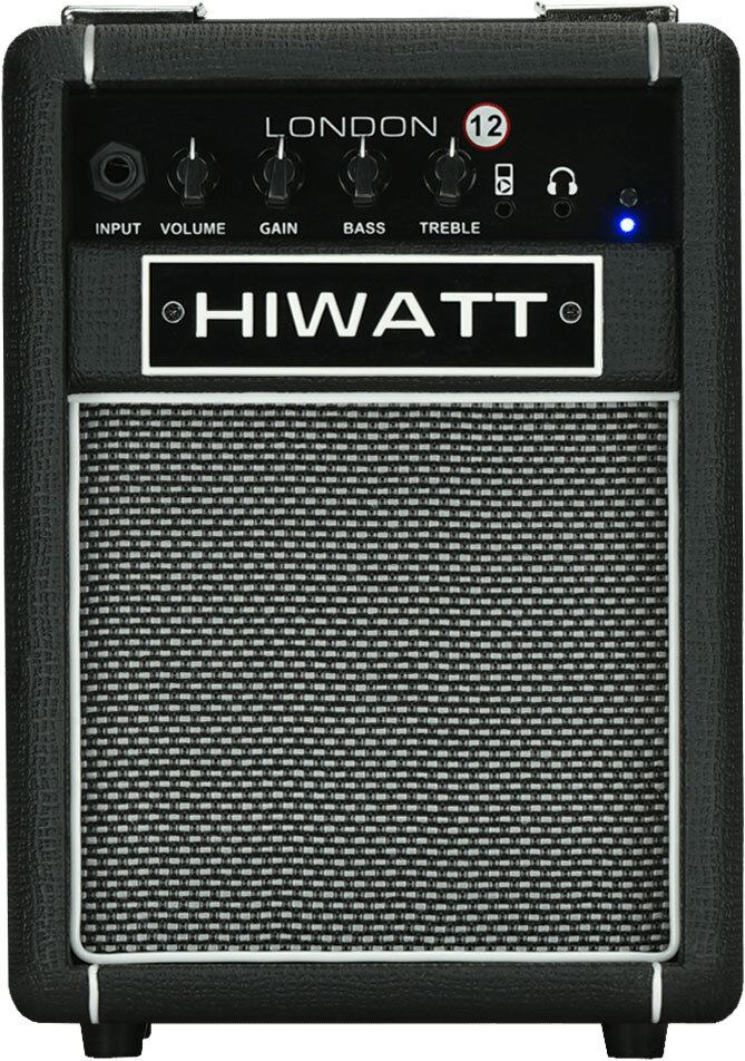 Hiwatt London 12 Combo 12w 1x6.5 Bluetooth Black - Combo voor elektrische gitaar - Main picture