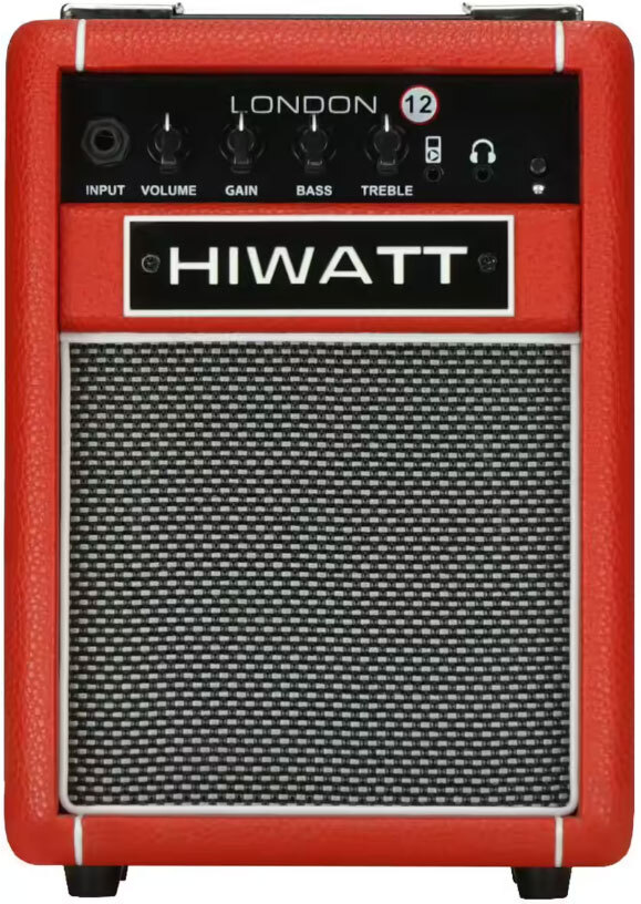 Hiwatt London 12 Combo 12w 1x6.5 Bluetooth Red - Combo voor elektrische gitaar - Main picture