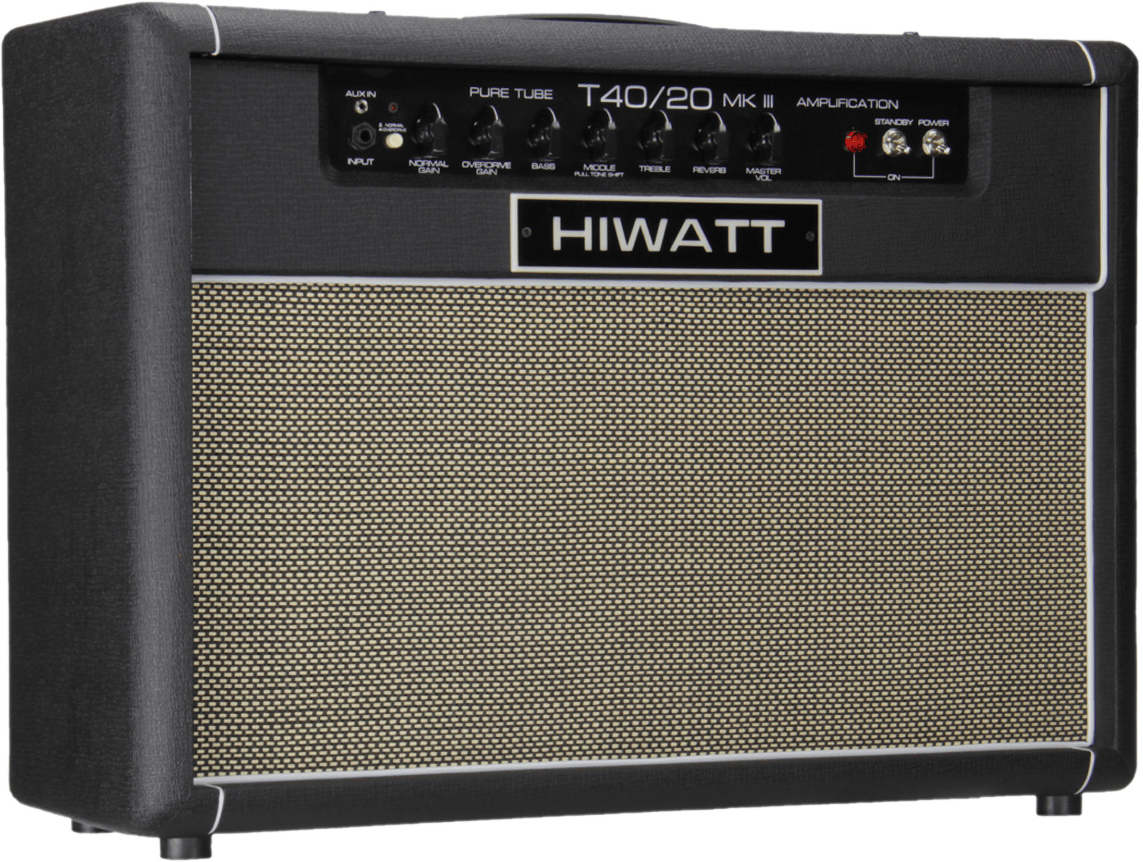 Hiwatt T40/20 Combo 2x12 Tube 20/40w El84 Reverb - Combo voor elektrische gitaar - Variation 1