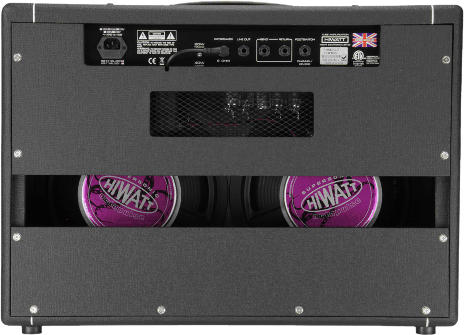 Hiwatt T40/20 Combo 2x12 Tube 20/40w El84 Reverb - Combo voor elektrische gitaar - Variation 2