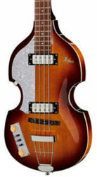 Hollow body elektrische bas Hofner Violin Bass Ignition SE LH - Sunburst