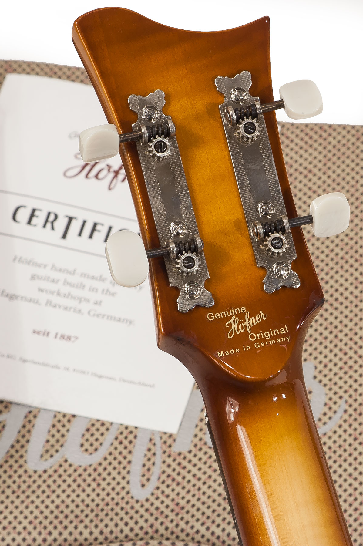 Hofner Violin Bass Mersey H500/1-62-0 - Vintage Sunburst - Hollow body elektrische bas - Variation 4