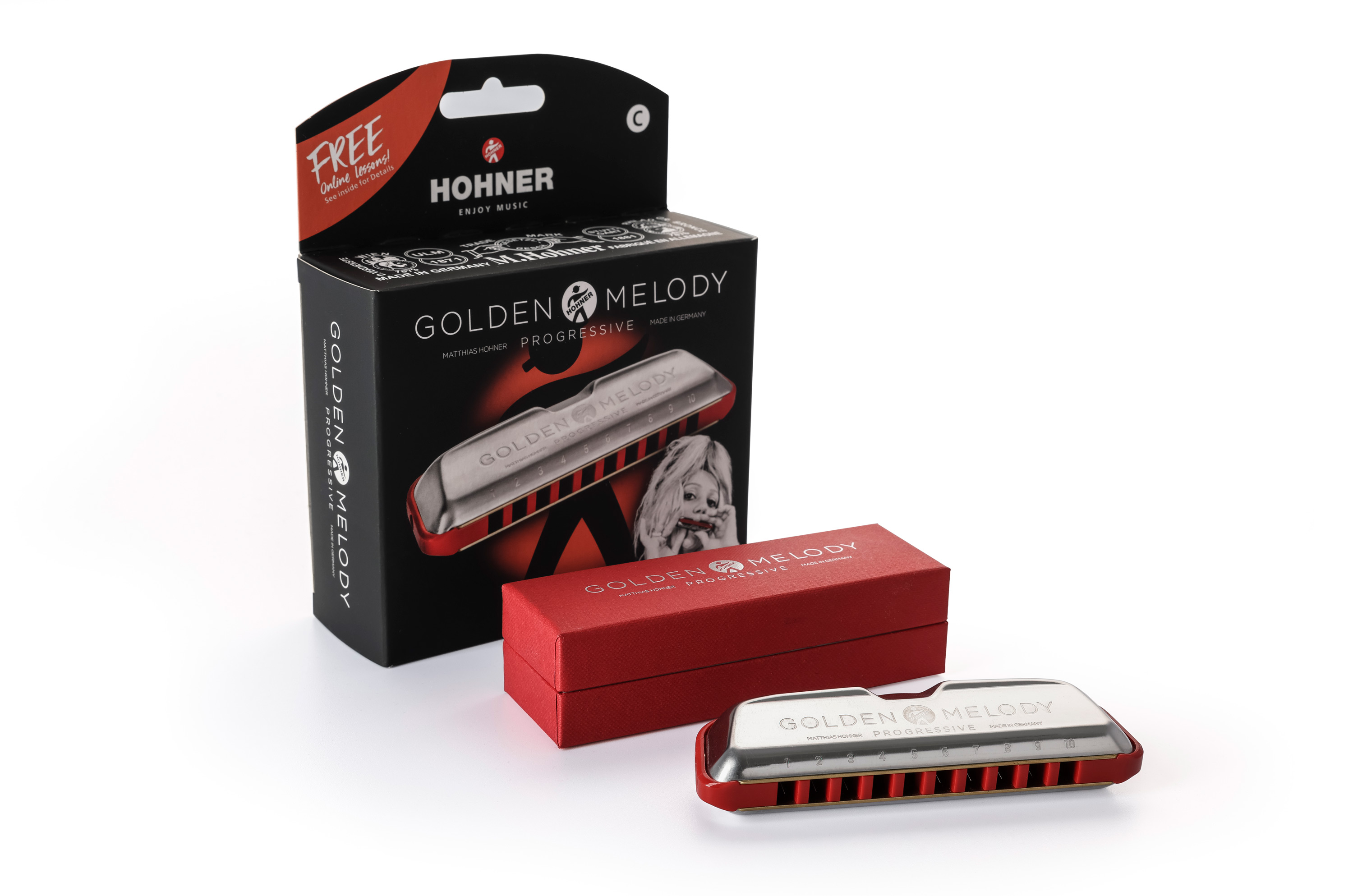 Hohner 544/20 Golden Melody Progressive Do - Chromatische harmonica - Variation 5
