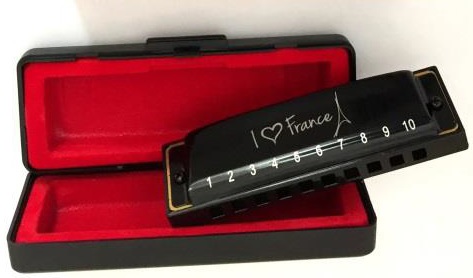 Hohner 559/20 Souvenir I Love France - Chromatische harmonica - Variation 2