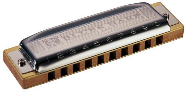 Chromatische harmonica Hohner MS Blues Harp - en La