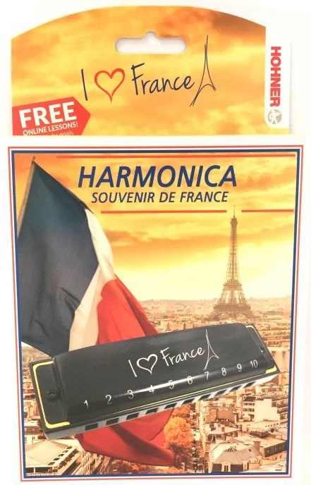 Hohner 559/20 Souvenir I Love France - Chromatische harmonica - Main picture